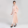 Hot selling Middle East premium polyester women dress sewed lace fashion abaya